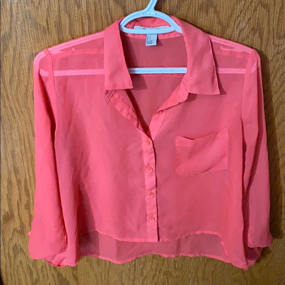 Sheer blouse